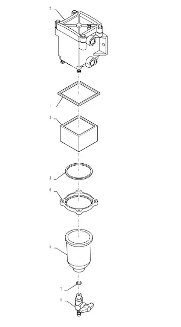 336432A1 - Прокладка корпуса фильтрасепаратора топл. гр. оч. T7/Pm, T6/Maxx.